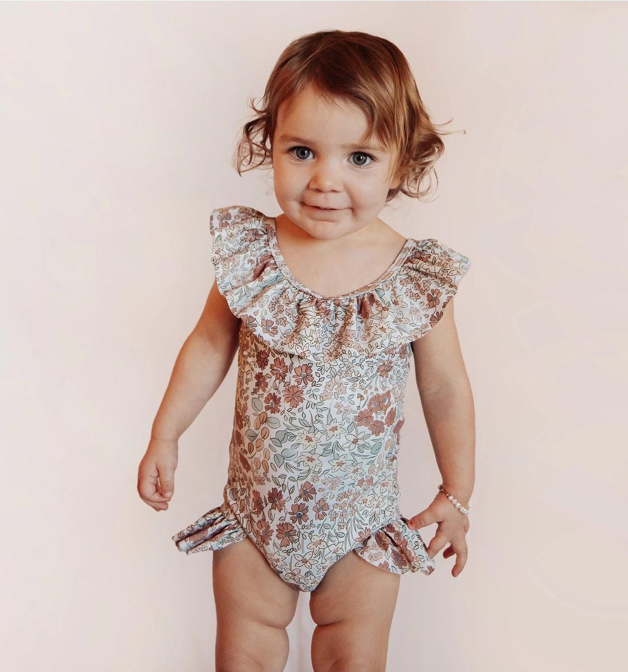 Bathing Suit Baby Girl Swimming Suit Boho Ruffle – Noelle Childrens Boutique