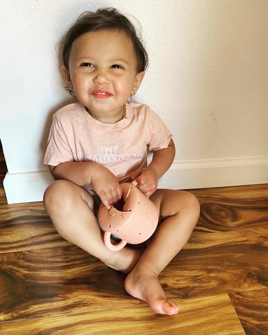 Lil' Influencer Tee Peach