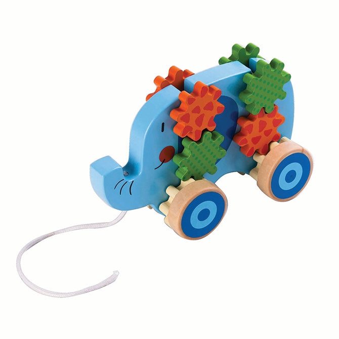 elephant gear Elephant Gear Pull Toy