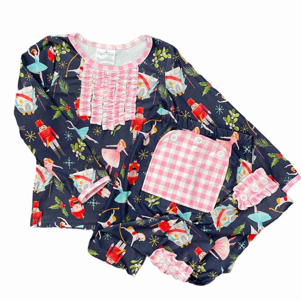 Nutcracker - Ruffle Buttflap PJs (3 Months - 6)