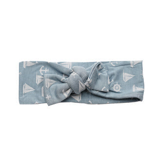Anchor's Away Bamboo Baby Headband