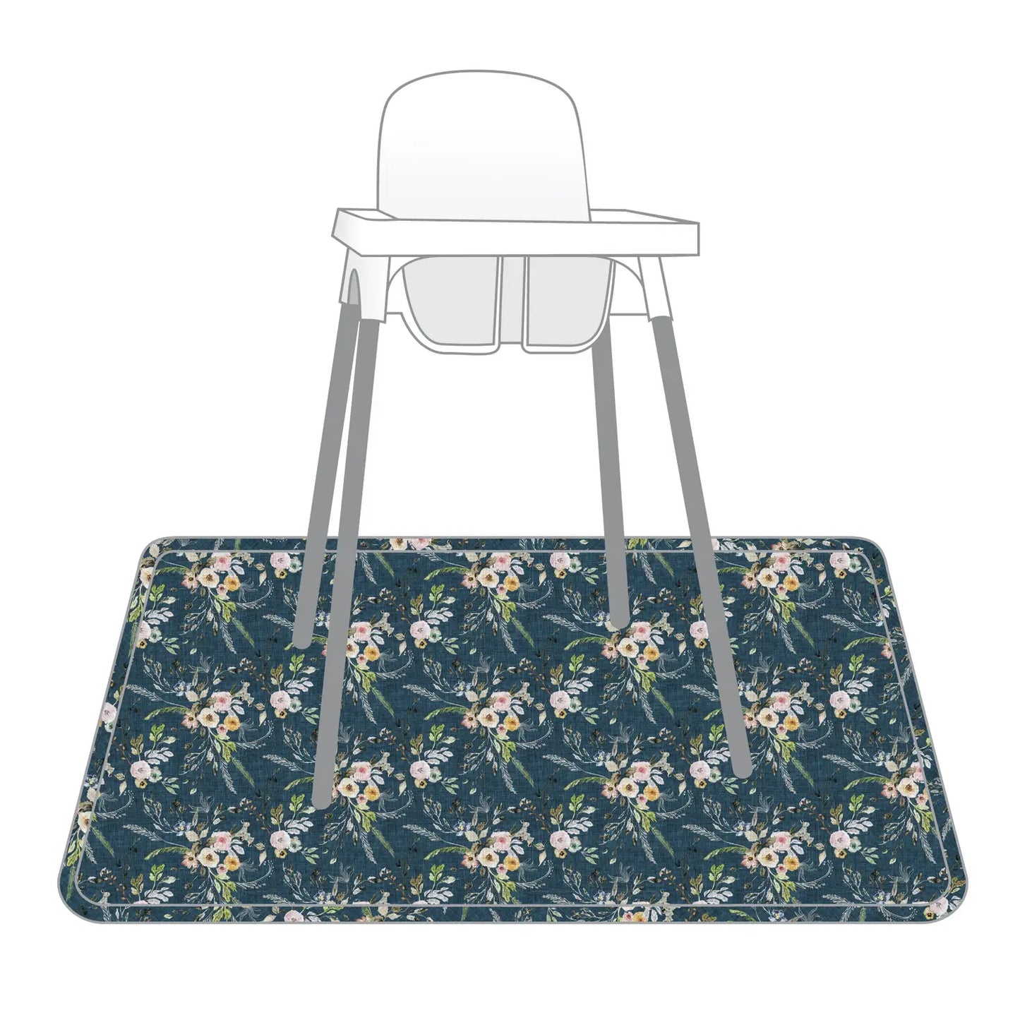 Boho Floral - Splash Mat - A Waterproof Catch-All