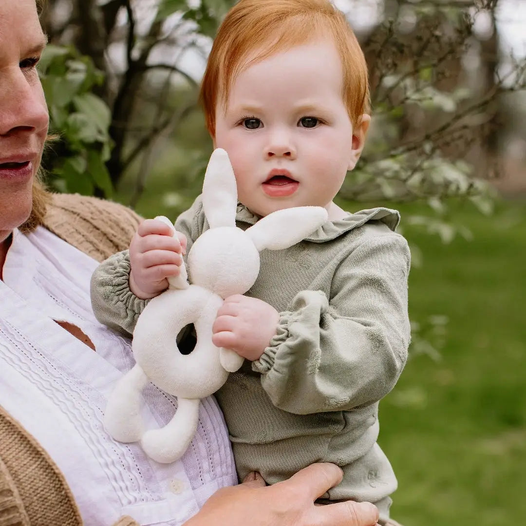 Bunny Plush Baby Rattle