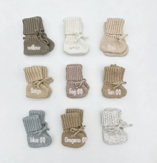 Garter Booties - Willow