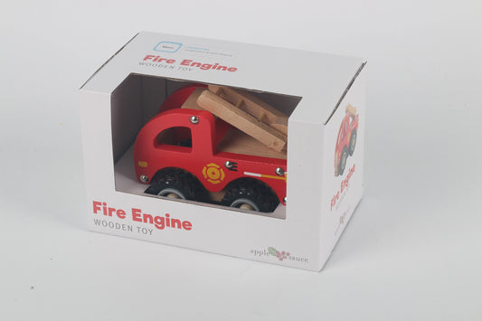 Fire Truck Wooden Toy