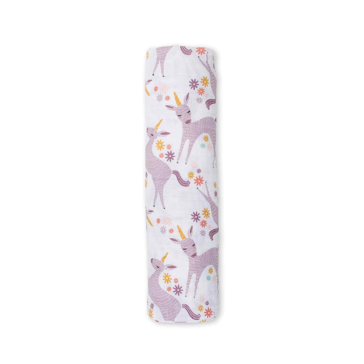 LLJ Cotton Swaddle - Modern Unicorn