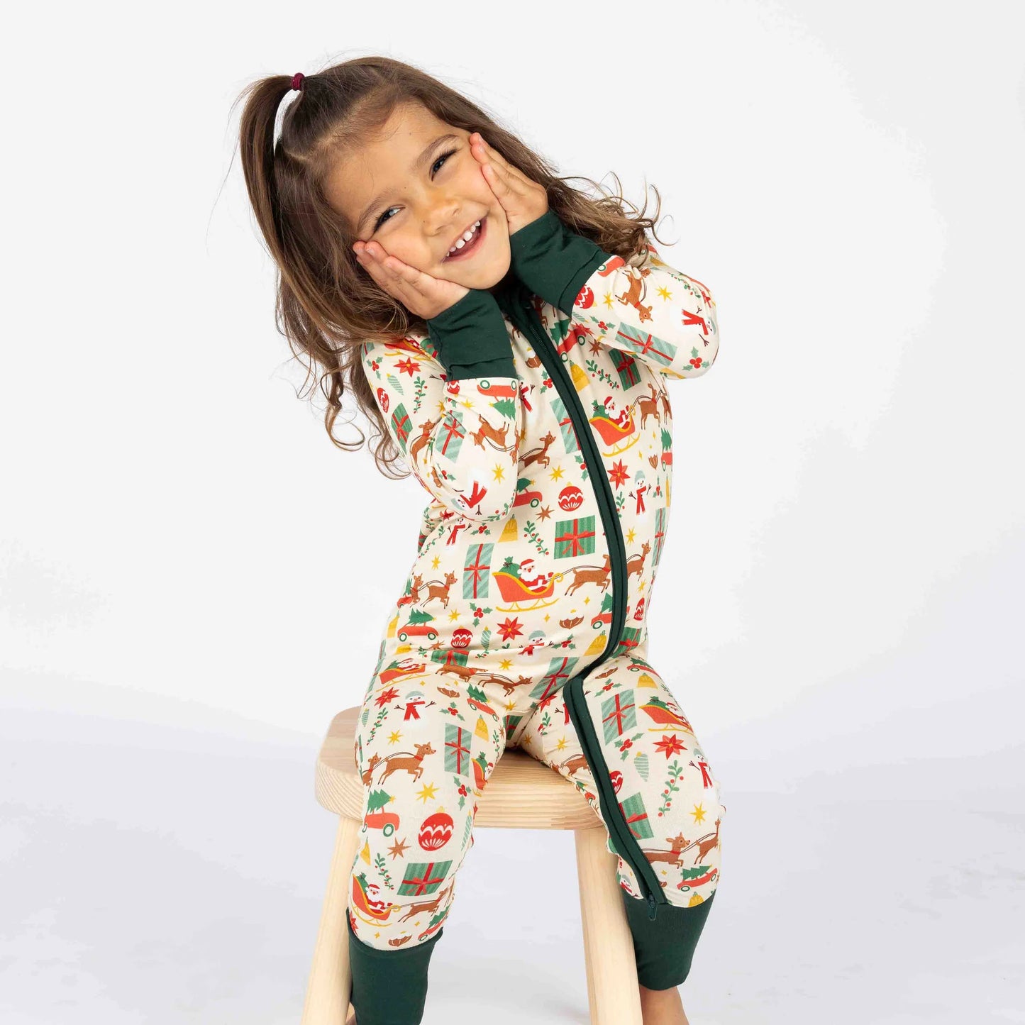 Baby Vintage Christmas PJs