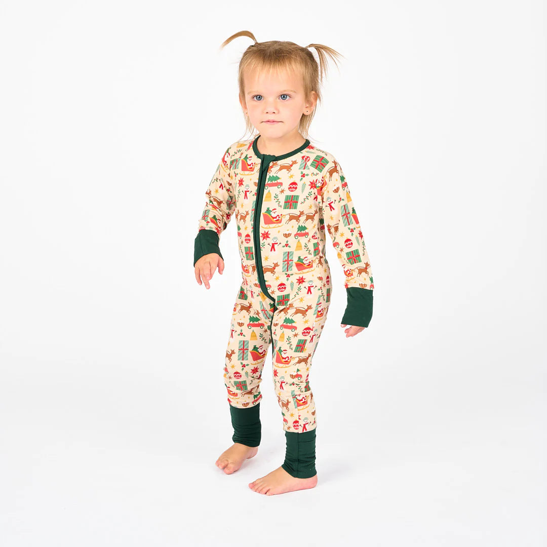 Baby Vintage Christmas PJs