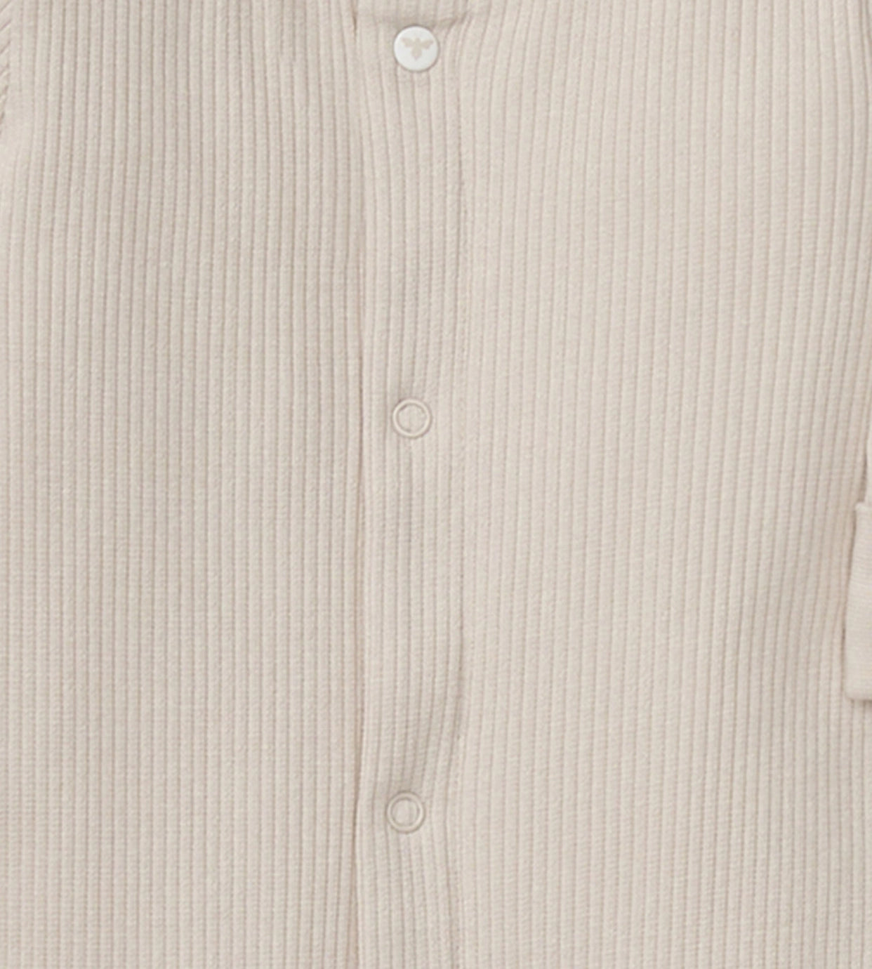 Organic Cotton Jumpsuit, Bib & Hat 3 Piece Set - Limestone