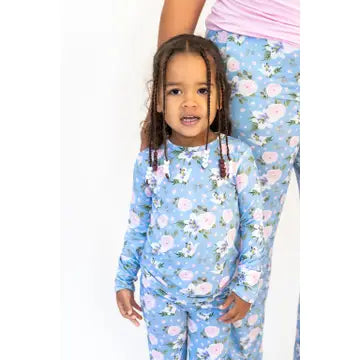Lillian Floral Bamboo 2-Piece Long Sleeve Set