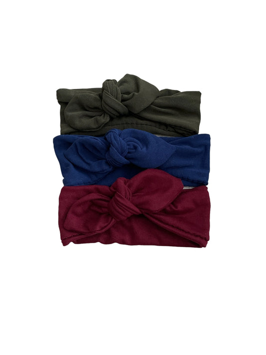 Knot Bow Baby+Toddler Headband - Cranberry