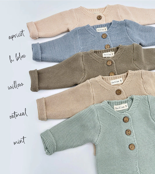 Andi Knitted Cardigan in Oatmeal