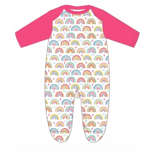 Kids Rainbow Jammie Onesie - Noelle Childrens Boutique