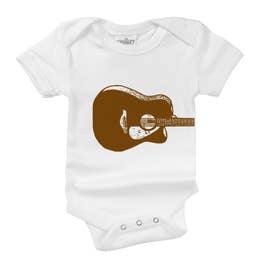 Guitar Musician Organic Cotton Baby Bodysuit & Toddler Shirt (Newborn - 4T) - Noelle Childrens Boutique