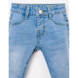 Baby Unisex Light Washed Jeans | Gender Neutral Jeans - Noelle Childrens Boutique