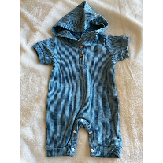 Walden Waffle - Hooded Romper