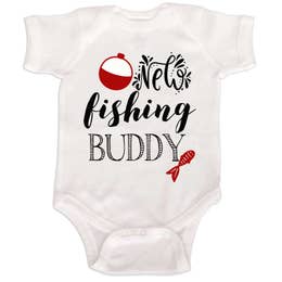 Fishing Buddy Baby Boy Bodysuits (Newborn - 5/6T) - Noelle Childrens Boutique