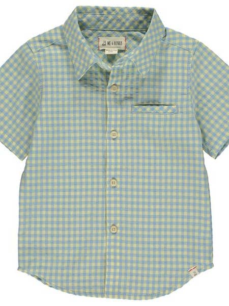 Lemon/blue Plaid shirt