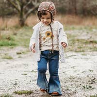 Jordan Wide Leg Jeans - Noelle Childrens Boutique