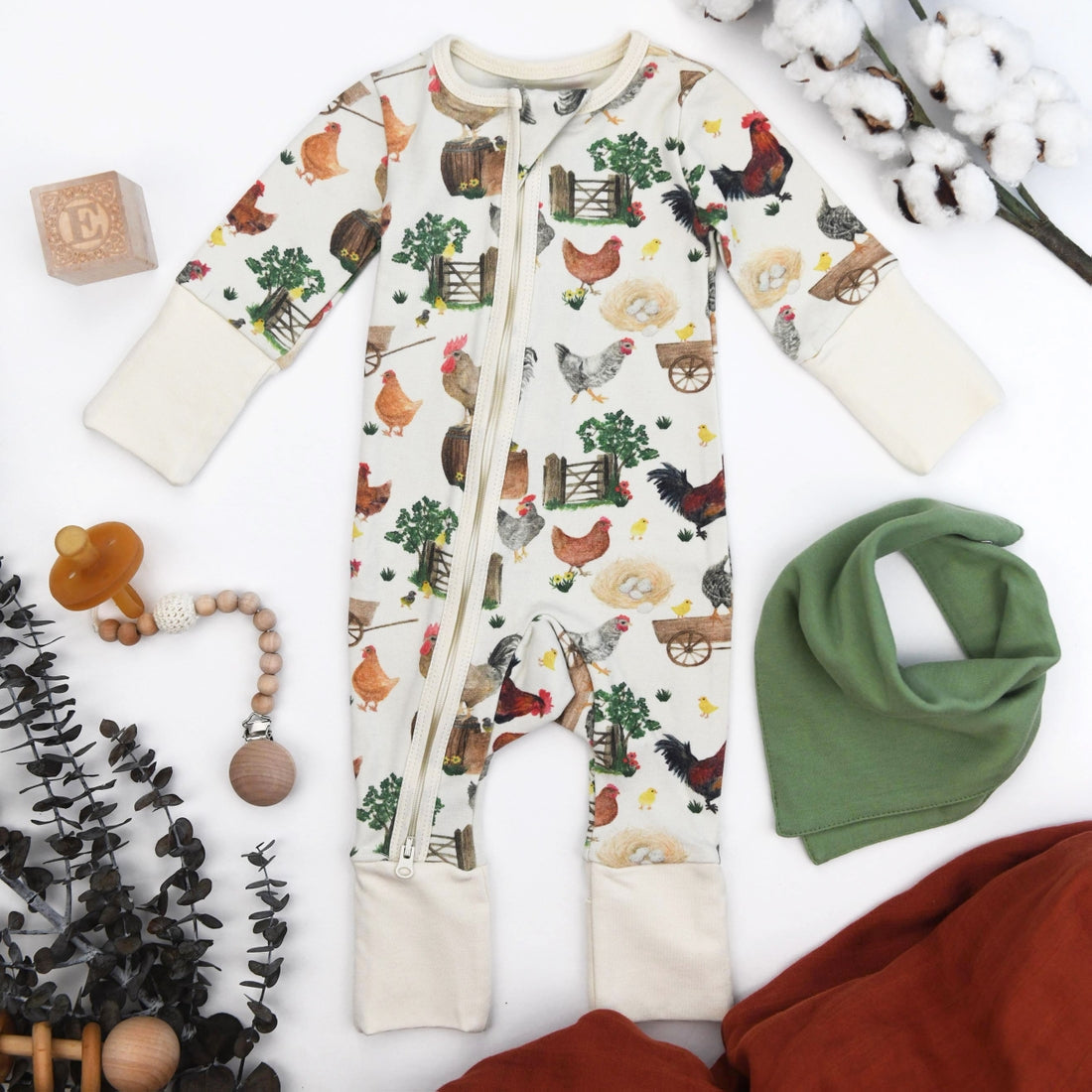 Organic cotton best sale baby pyjamas