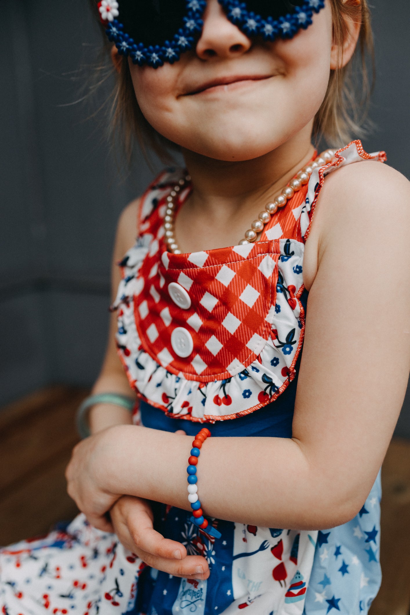 Girl Patchwork 4th of july Dresses