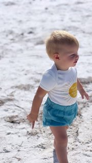 Dusty Blue Gauze Baby Bloomers