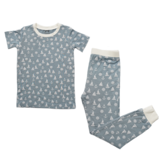 Anchors Away Bamboo Toddler Pajama Set